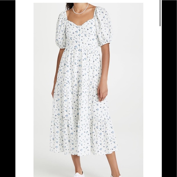 Rahi Dresses & Skirts - NEW RAHI Nicola Midi Dress Blue & White Floral
